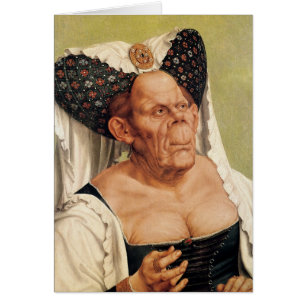 Dame âgée grotesque, probablement princesse