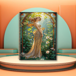 Dame Art Nouveau des Lys