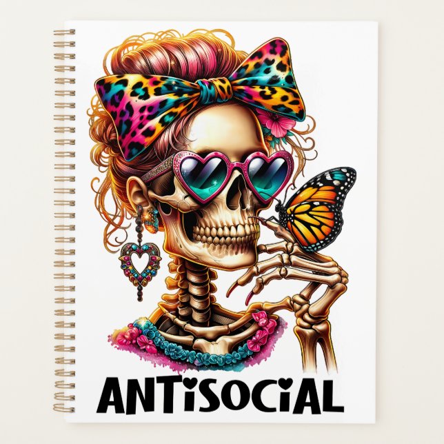 Dame de squelette antisociale (Devant)