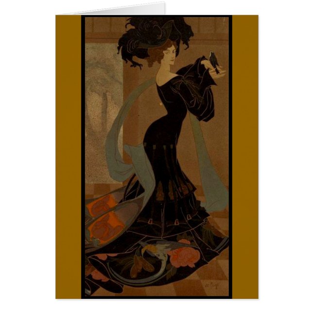 Dame en noir (Devant)