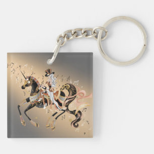 Dame Steampunk et Cheval Mécanique