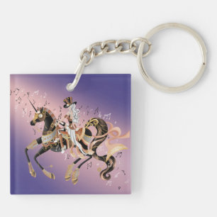 Dame Steampunk et Cheval Mécanique