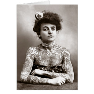 Dame tatouée, 1907