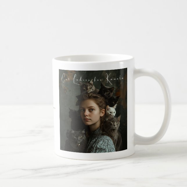 Dames de chat pour Kamala Mug (Droite)