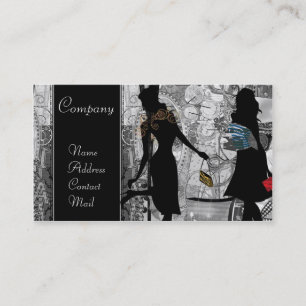 Dames de Vitage de mode dans la carte grise