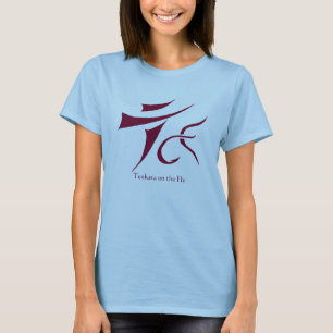 Dames en marche de T-shirt de Tenkara