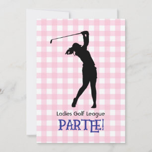 Dames Golf League Célébration 5x7 Invitation