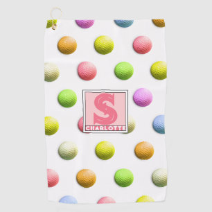 Dames Golf Monogrammed Golf Serviette