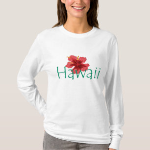 Dames Hawaii hibiscus sweat - shirt à capuche fleu