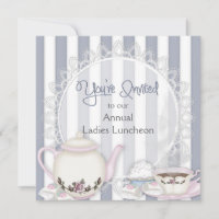 DAMES LUNHEON INVITATION - HEURE DU THÉ