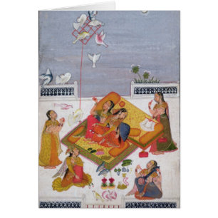 Dames observant les pigeons, 1770