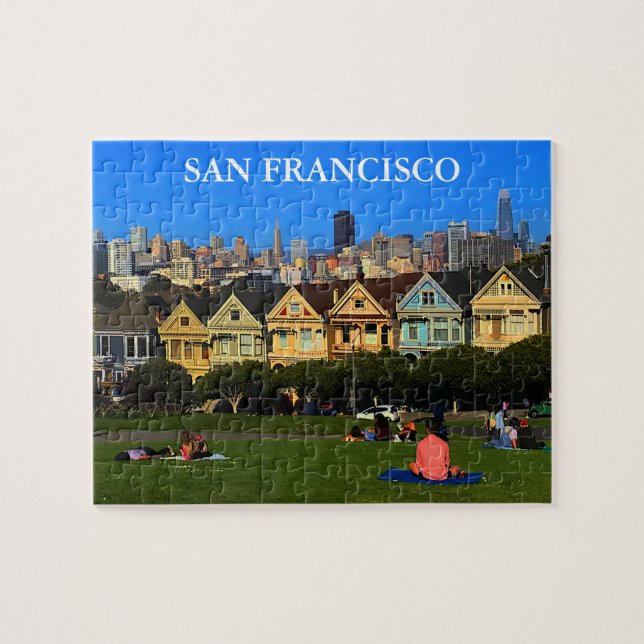 Dames peintes à San Francisco #1 Jigsaw Puzzle (Horizontal)