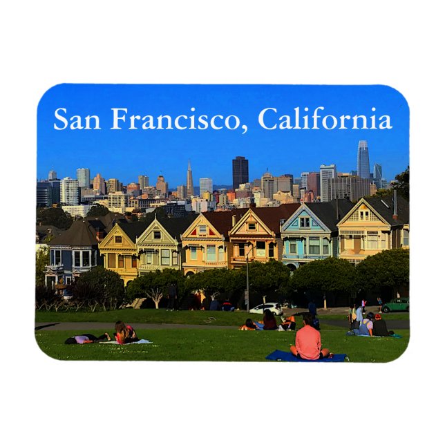 Dames peintes à San Francisco #1 Magnet (Horizontal)