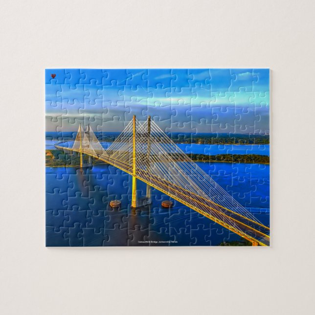 Dames Point Bridge Jacksonville Florida. Jigsaw Puzzle (Horizontal)