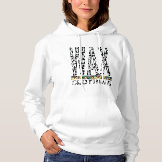 Dames Vieux hip hop sweat - shirt à capuche de l'é (Devant)