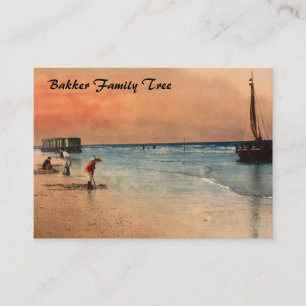 Damesbaden, Scheveningen, Holland Business Card