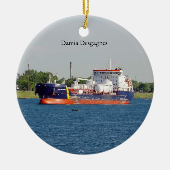 Damia Desgagnes ornament (Front)