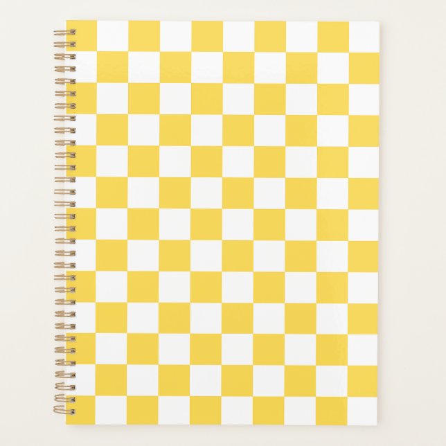 Damier jaune visuel classique  (Devant)