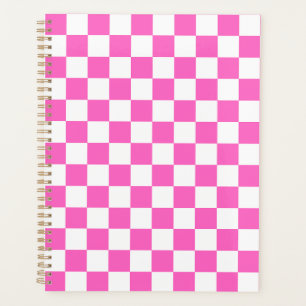 Damier rose visuel classique 