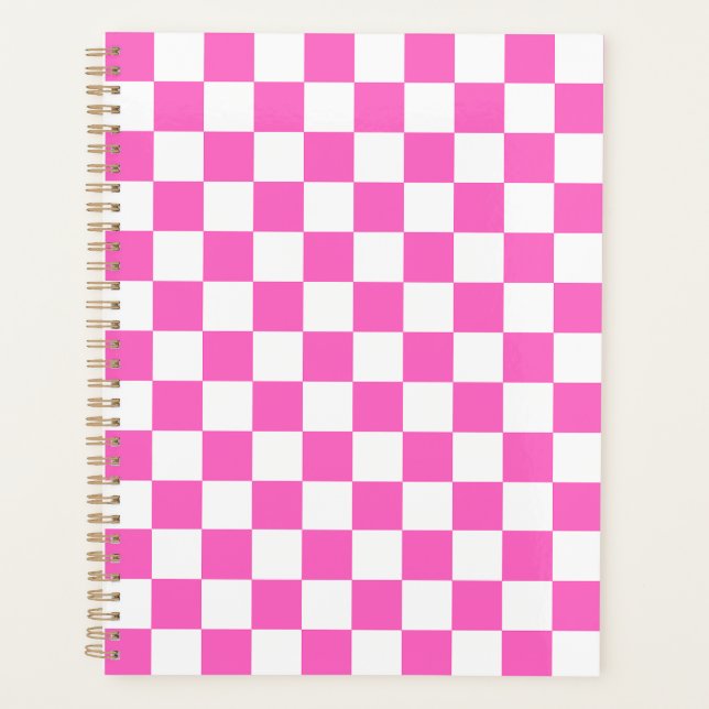 Damier rose visuel classique  (Devant)