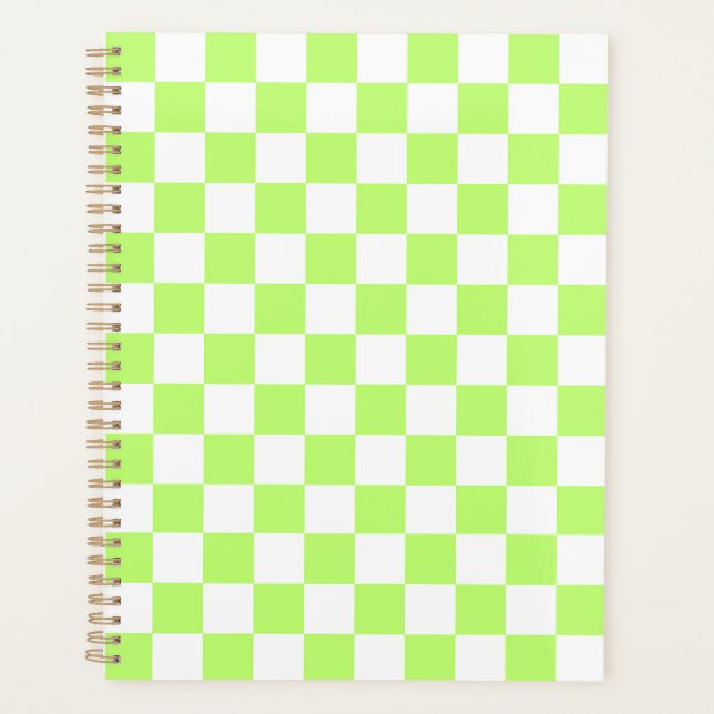 Damier visuel classique lime (Devant)
