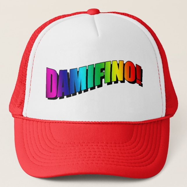 DAMIFINO! Trucker Hat (Front)