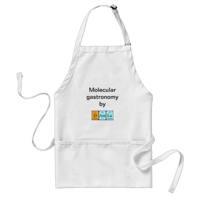 Damla periodic table name apron (Front)