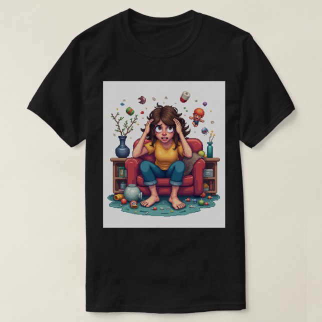 Dammit Mom Frustration Funny Tshirt For Exhausted  (Design Front)