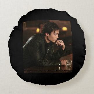 Damon Salvatore Round Pillow