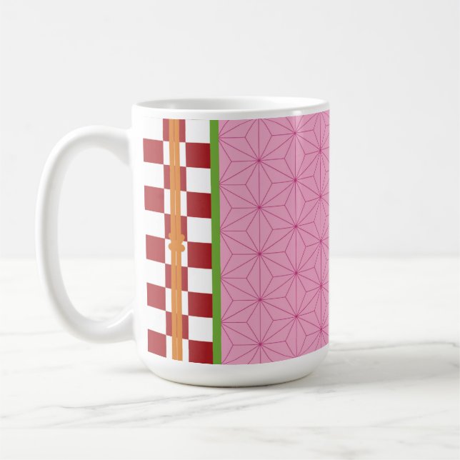 Damon Slayer Kimetsu no Yaiba Nezuko design Coffee Mug (Left)