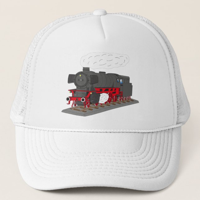 Dampflokomotive Trucker Hat (Front)