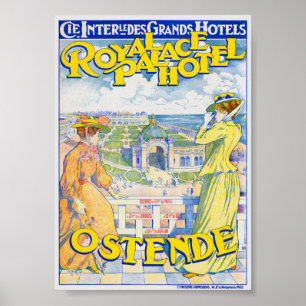 Dampfschiffahrt Zürichsee Vintage Poster 1900