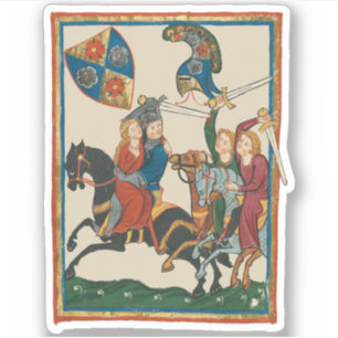 Damsel In Distress, 14th Century Medieval Art