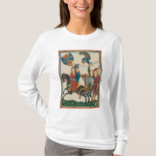 Damsel In Distress, 14th Century Medieval Art T-Shirt