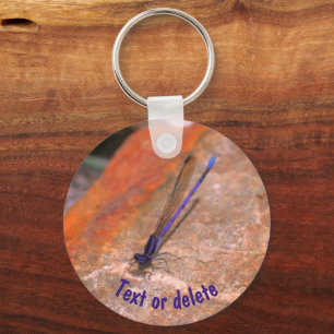 Damselfly Dragonfly Nature Personalized Keychain