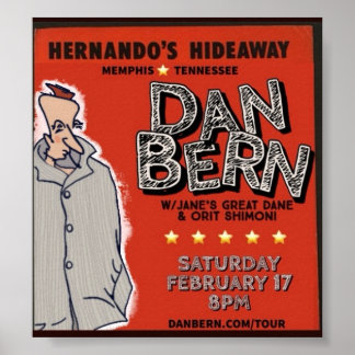 Dan Bern Winter Tour 2024 (HH) Poster