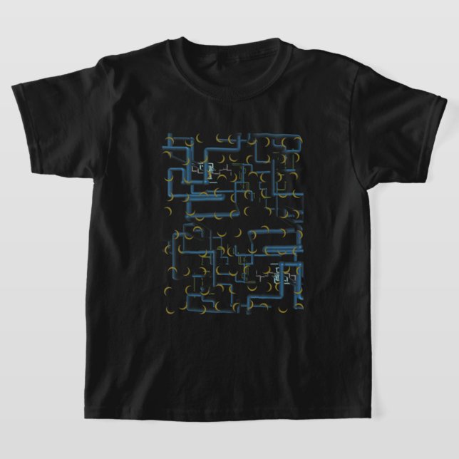 Dan Flashes Complicated Pattern  T-Shirt (Laydown)