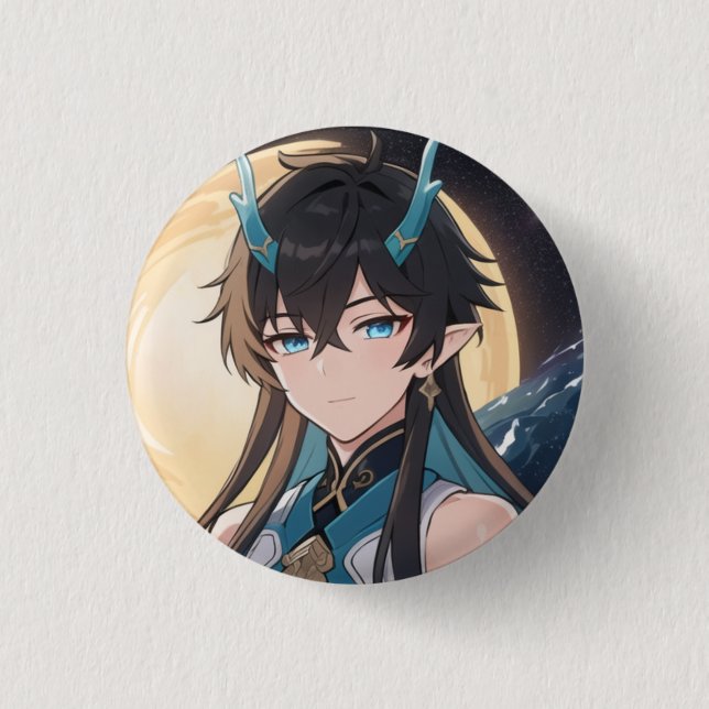 Dan Heng from HSR 1 Inch Round Button (Front)