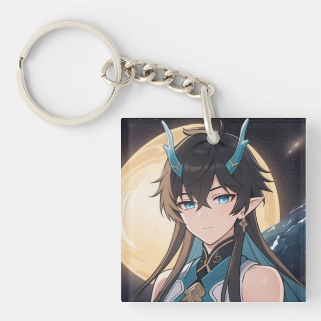 Dan Heng from HSR Keychain (Front)