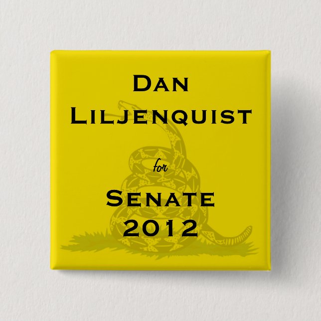 Dan Liljenquist for Senate Tea-Party Button (Front)