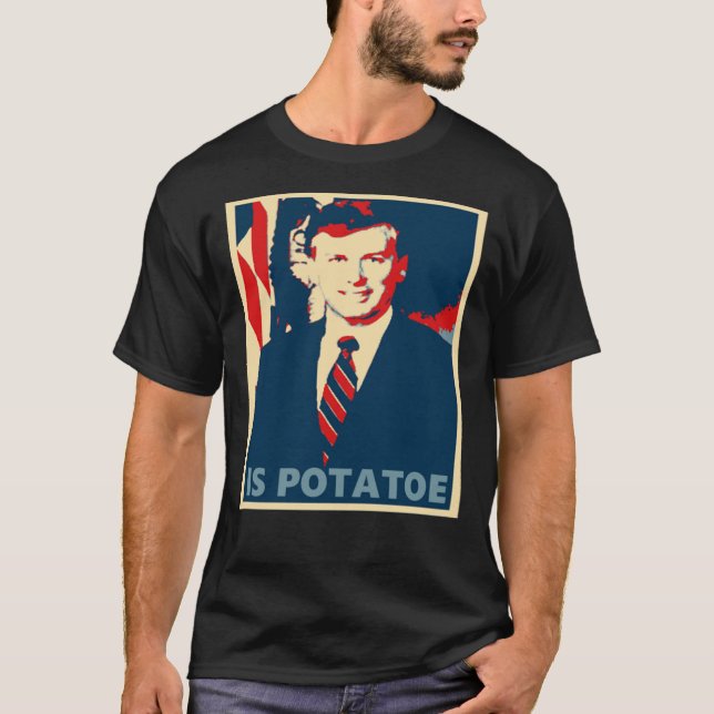 Dan Quayle Est Un T-Shirt De Pomme De Terre (Devant)