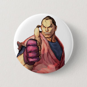 Dan With Thumb Up 2 Inch Round Button