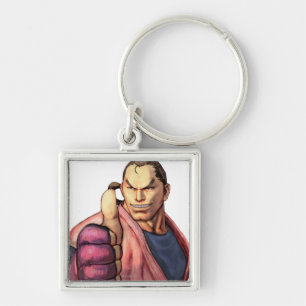 Dan With Thumb Up Keychain