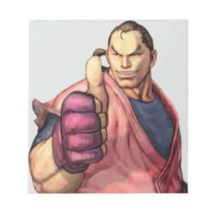 Dan With Thumb Up Notepad