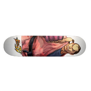 Dan With Thumb Up Skateboard