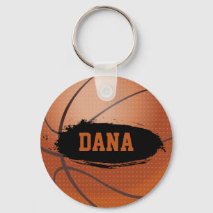 Dana Grunge Basketball Key Chain / Key Ring