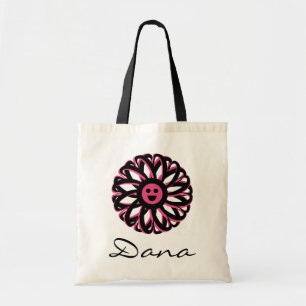 Dana Happy Flower Personalized Tote Bag