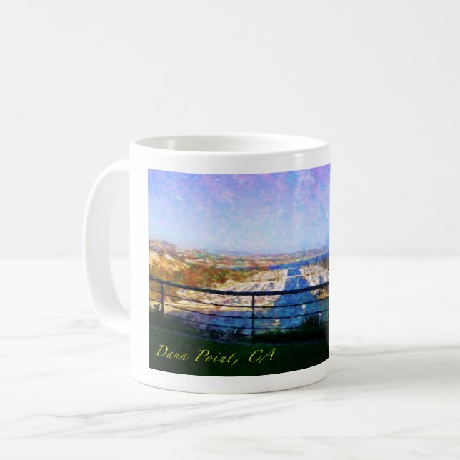 Dana Point, CA (Impressionism) Coffee Mug (Front Left)