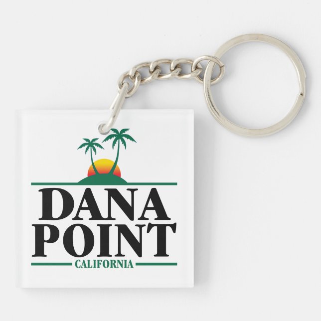 Dana Point California Keychain (Back)