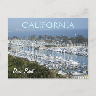 Dana Point marina postcard